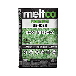 Image of a bag of Meltco De-Icer
